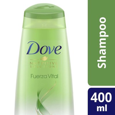 DOVE - Shampoo Translúcido Fuerza Vital - 400 ML