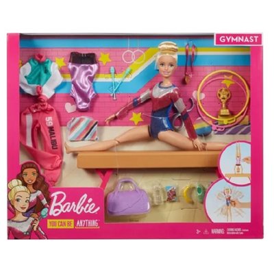 BARBIE - Barbie Profesiones Set de Juego Gimnasta