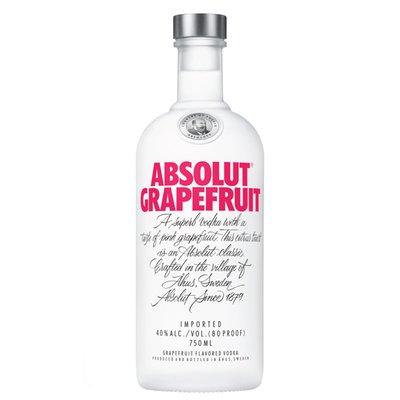 ABSOLUT - Vodka Gfruit Sabor 40° GL - 750 ML