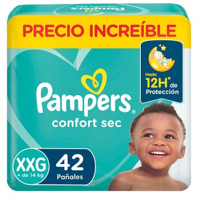 PAMPERS - Pañal Confortsec - 42 UN