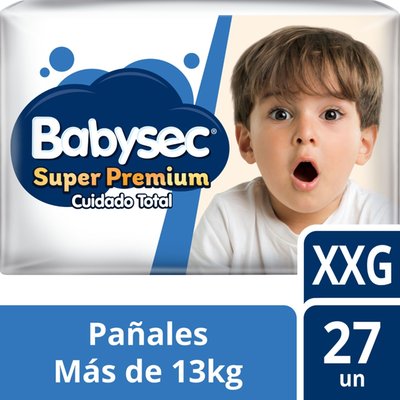 BABYSEC - Pañales Súper Premium XXG - 27 UN