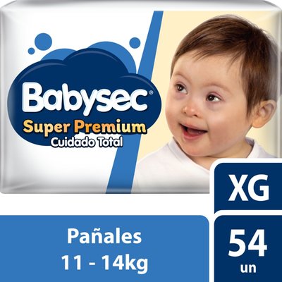 BABYSEC - Pañales Super Premium XG - 54 UN