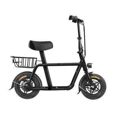 FIIDO - Bicicleta eléctrica plegable 12" Q1 negra - Electromovilidad