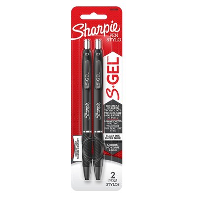 SHARPIE - 2 Sharpie Gel 0.7 mm Negro - UN