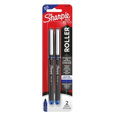 SHARPIE - 2 Sharpie Roller Ball 0.5 mm Azul - UN