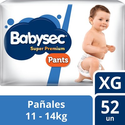 BABYSEC - Pañales Pants XG - 52 UN