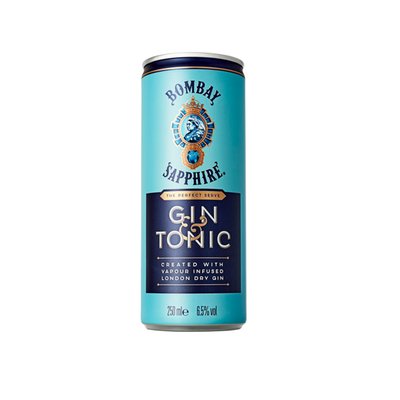 BOMBAY - Gin Tonic Lata Bombay 6.5° - 250 CC