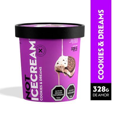 NOT ICECREAM - Not Icecream Cookies & Cream - 328 GR