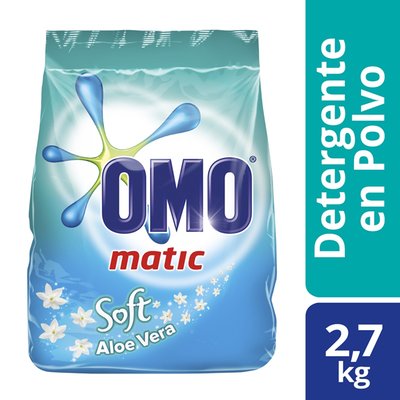 OMO - Detergente Polvo Soft Aloe Vera - 2.7 k
