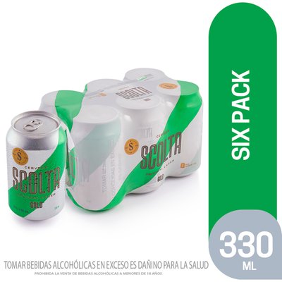 SCOLTA - Six pack lata 4.8° - 6 UN X 330 CC