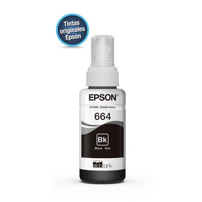 EPSON - Tinta negra T664 - UN