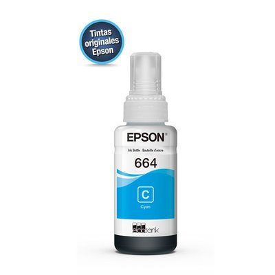 EPSON - Tinta cyan T664 - UN