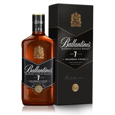 BALLANTINES - Whisky 7 años 40° GL - 750 CC