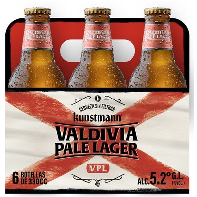 KUNSTMANN - Pack Cerveza Valdivia - 6 UN X 330 ML