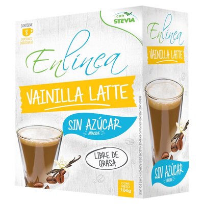 ENLINEA - Café Vainilla Late Sin Azúcar - 104 GR