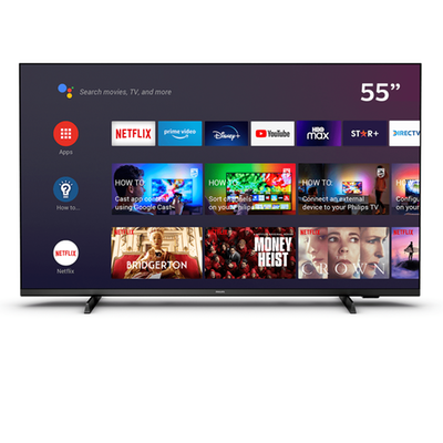 PHILIPS - LED 55" 4K Ultra HD Android TV 55PUD7406