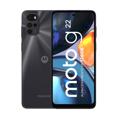 MOTOROLA - Smartphone Moto G22 128GB Negro