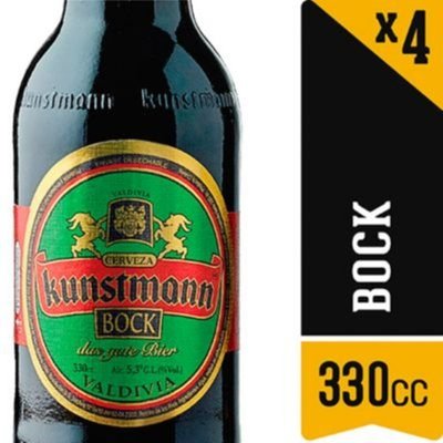 KUNSTMANN - Pack Cerveza Bock Botella - 4 UN X 330 CC