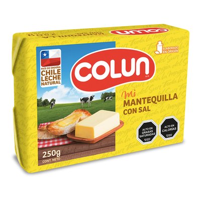 Mantequilla Con Sal Colun 250 G | Tottus Chile