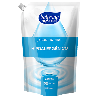BALLERINA - Jabón Líquido Glicerina Hipoalergénicos - 750 ml