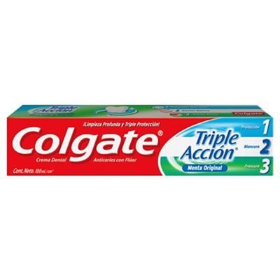 COLGATE - Crema Dental Triple Acción Menta Original - 134 GR