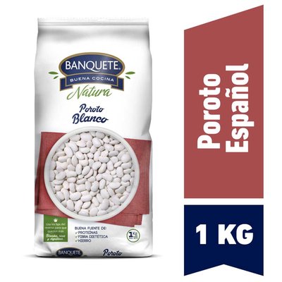 BANQUETE - Poroto Blanco - 1 KG
