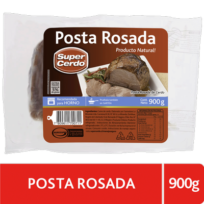 SUPER CERDO - Posta Rosada de Cerdo - 900 GR