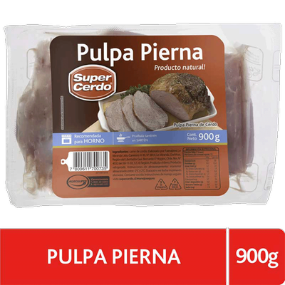 SUPER CERDO - Pulpa Pierna Cerdo - 900 GR