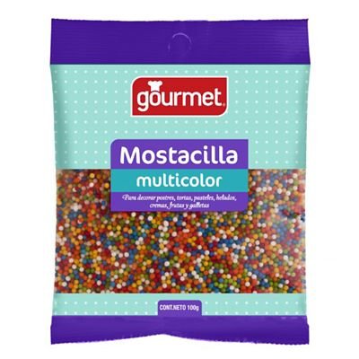 GOURMET - Mostacilla Para Repostería Multicoclor - 100 g