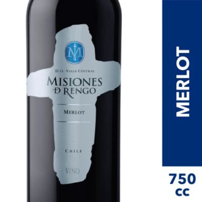 MISIONES DE RENGO - Vino Tinto Merlot Varietal - 750 CC
