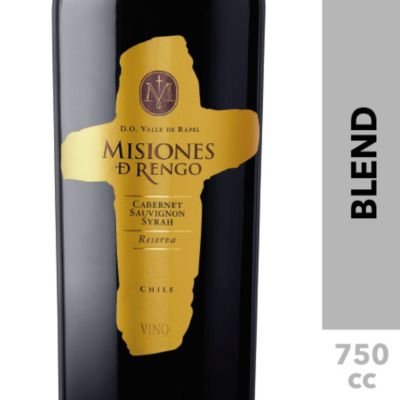 MISIONES DE RENGO - Vino Tinto Blend Reserva - 750 CC