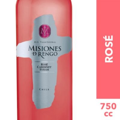 MISIONES DE RENGO - Vino Rose Cabernet Syrah Varietal - 750 cc