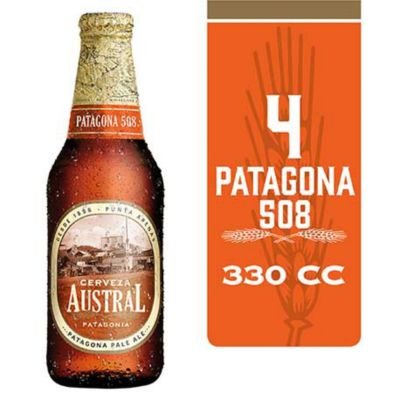 AUSTRAL - Pack Cerveza Pale Ale Botella - 4 x 330 cc